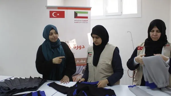 Sewing Course Organized by Expanding the Electricity Network